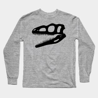 JW Pyroraptor skull - black Long Sleeve T-Shirt